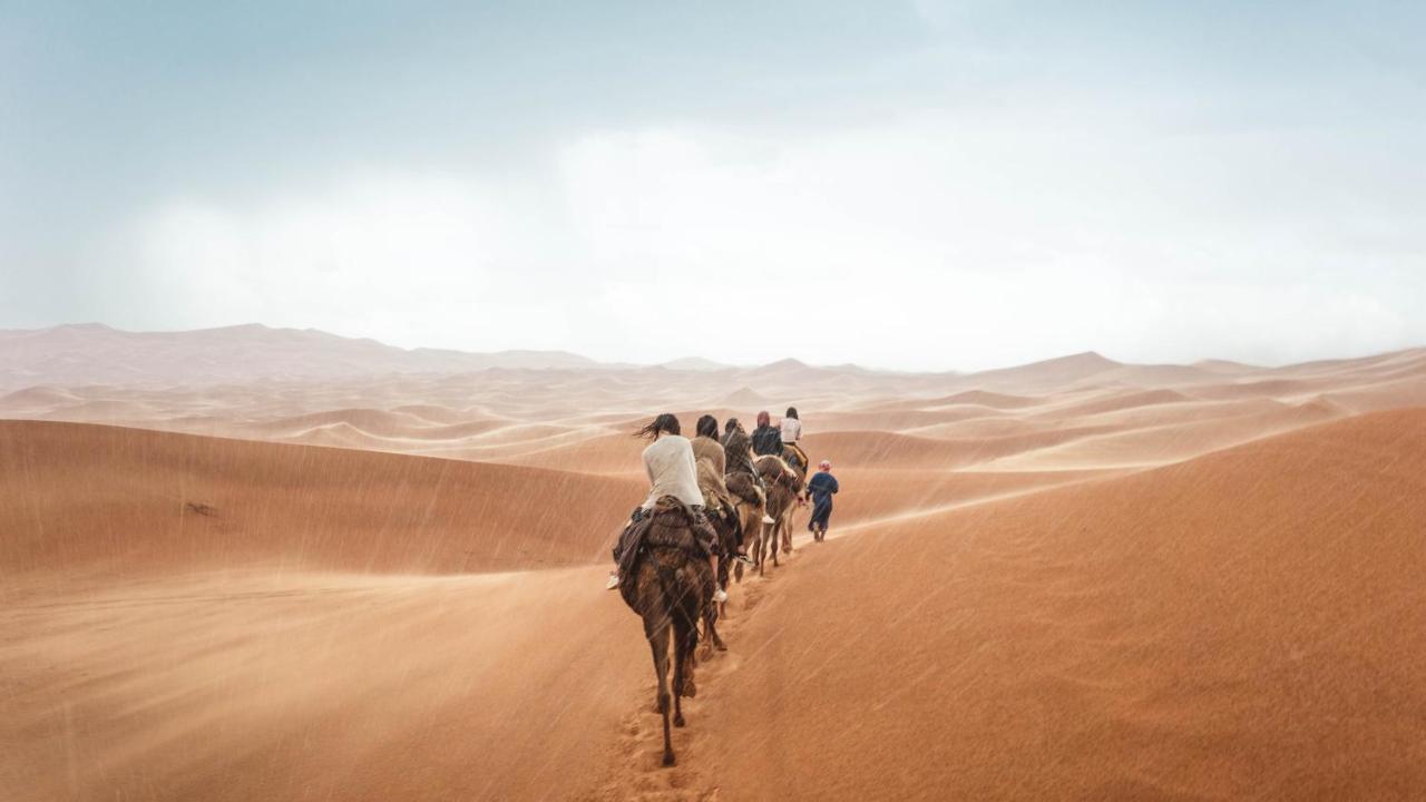 Merzouga Highdune Camp With Heated Tents ภายนอก รูปภาพ